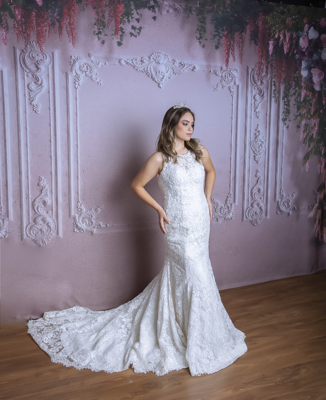 Vestido de noiva modelo Serena - Casateliê Bauru
